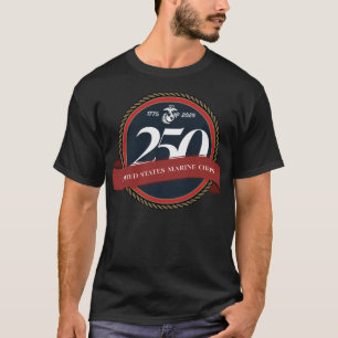 US Marine Corps 250 Years Seal T-Shirt