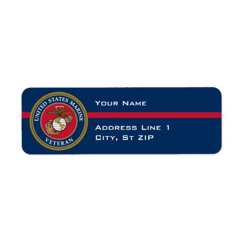 US Marine Corps _ Veteran Blue Label