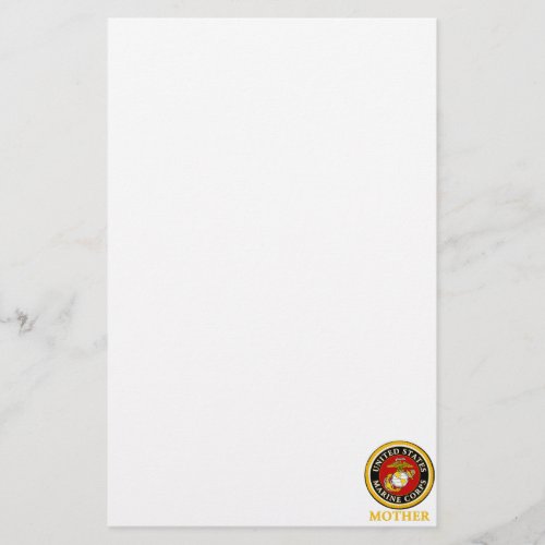 US Marine Official Seal _ Mother Stationery