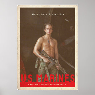 US Marine Recruitment Poster