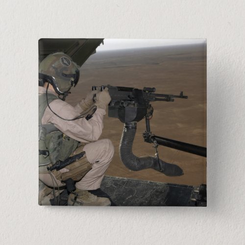 US Marine test firing an M240 heavy machine gun Button