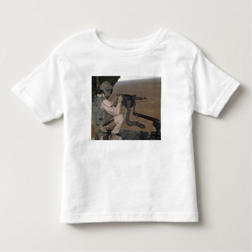 US Marine test firing an M240 heavy machine gun Toddler T_shirt