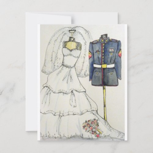 US Marine Wedding Invitations