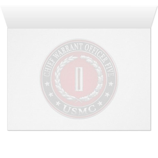 US Marines: Chief Warrant Five (USMC CWO-5) [3D] (Inside Horizontal (Bottom))