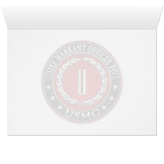 US Marines: Chief Warrant Five (USMC CWO-5) [3D] (Inside Horizontal (Bottom))