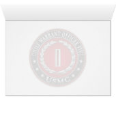 US Marines: Chief Warrant Five (USMC CWO-5) [3D] Cards (Inside Horizontal (Bottom))