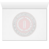 US Marines: Chief Warrant Five (USMC CWO-5) [3D] Cards (Inside Horizontal (Bottom))