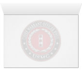 US Marines: Chief Warrant Four (USMC CWO-4) [3D] Cards (Inside Horizontal (Bottom))
