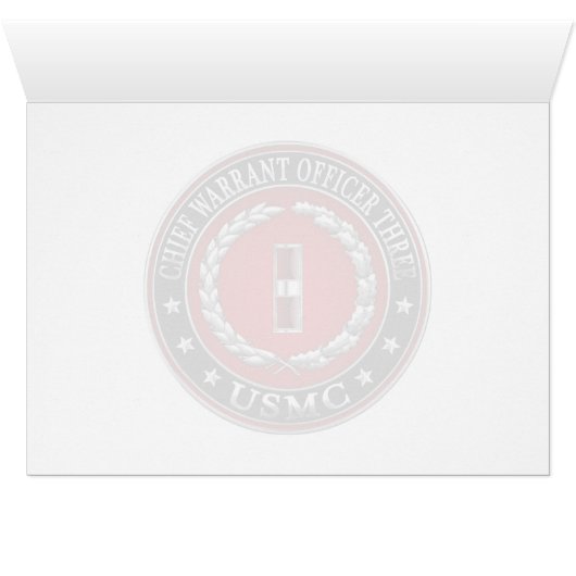 US Marines: Chief Warrant Three (USMC CWO-3) [3D] (Inside Horizontal (Bottom))