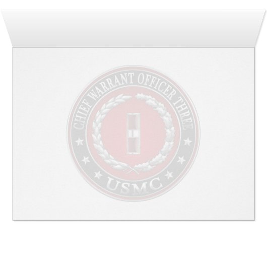 US Marines: Chief Warrant Three (USMC CWO-3) [3D] (Inside Horizontal (Bottom))