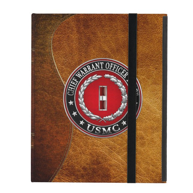 US Marines: Chief Warrant Three (USMC CWO-3) [3D] iPad Case (Front Closed)
