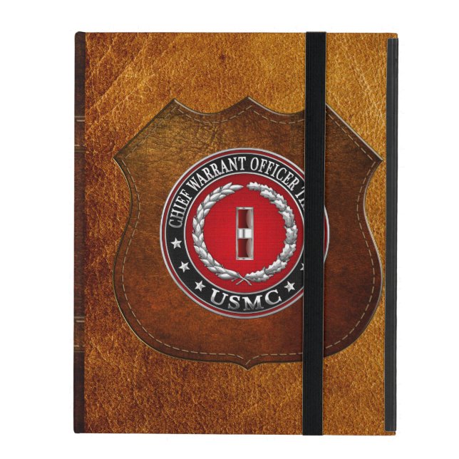 US Marines: Chief Warrant Three (USMC CWO-3) [3D] iPad Cover (Front Closed)