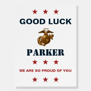 US Marines Corps Farewell Party - Recruit Training Foam Board