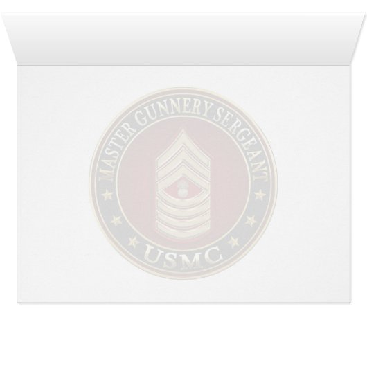 US Marines: Master Gunnery Sergeant (USMC MGySgt) (Inside Horizontal (Bottom))