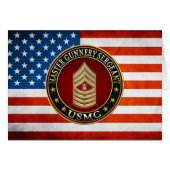 US Marines: Master Gunnery Sergeant (USMC MGySgt) (Front Horizontal)