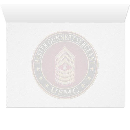 US Marines: Master Gunnery Sergeant (USMC MGySgt) (Inside Horizontal (Bottom))