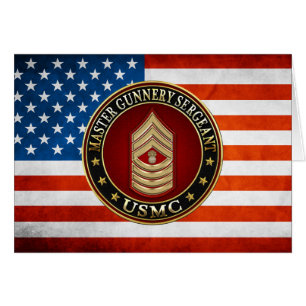 US Marines: Master Gunnery Sergeant (USMC MGySgt) Cards