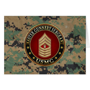 US Marines: Master Gunnery Sergeant (USMC MGySgt) Cards