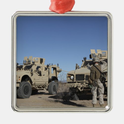 US Marines Metal Ornament
