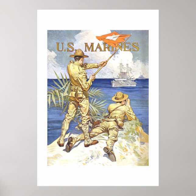 US Marines Poster (Front)