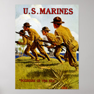 US Marines ~ Soldiers of the Sea Poster