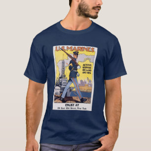 US Marines World War I Poster T-Shirt