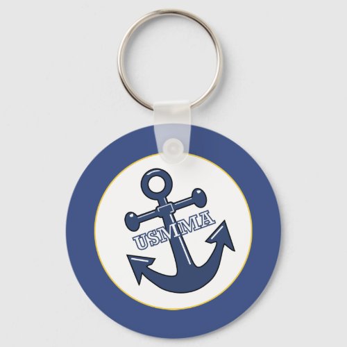 US Merchant Marine Academy Anchor Keychain