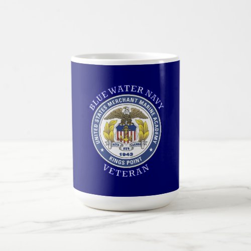US Merchant Marine Academy Blue Water Veteran Coffee Mug