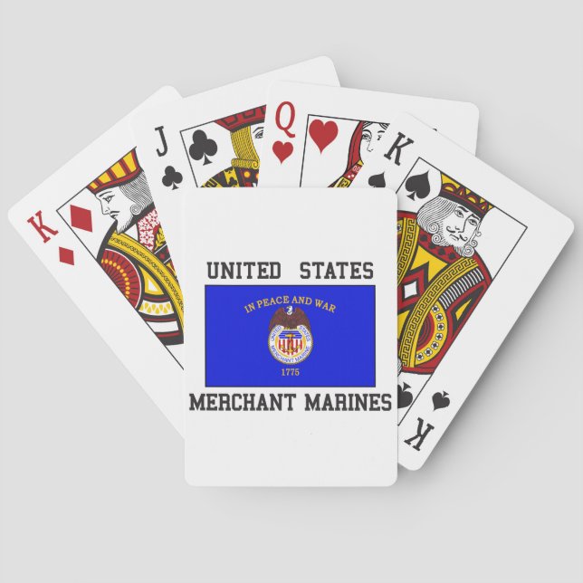 US Merchant Marine Poker Cards (Back)