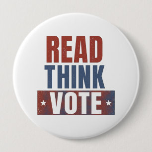 US Midterms Round Button