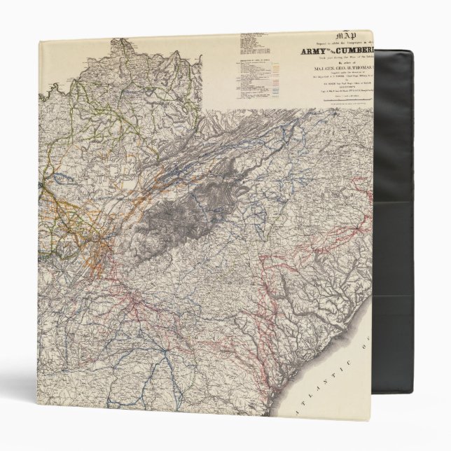 US Military 3 Ring Binder (Front/Inside)