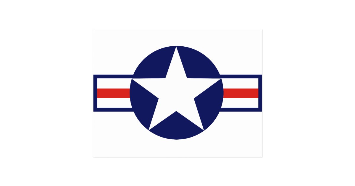 US Military Aircraft Star 1947-1999 Postcard | Zazzle.com
