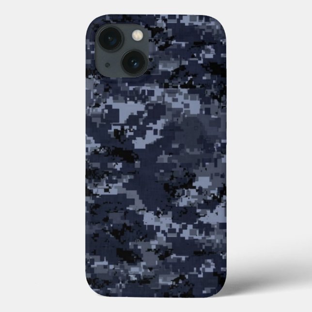 US Military Blue Camo Tough Xtreme iPhone 8/7 Case (Back)