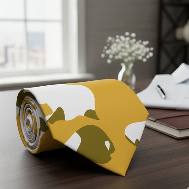 US Military Camouflage Green Camo Neck Tie (US Military Camouflage Green Camo Neck Tie)