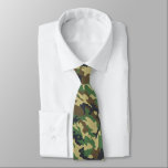 US Military Camouflage Green Camo Pattern Neck Tie<br><div class="desc">Make a statement with this US Military Camouflage Green Camo Pattern</div>