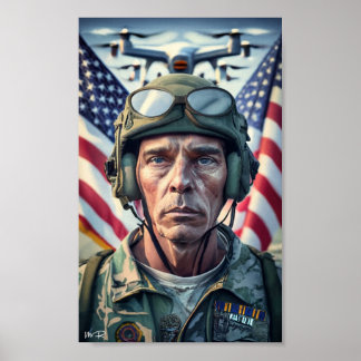 US Military for Veteran's Day Celebration 2023 Poster