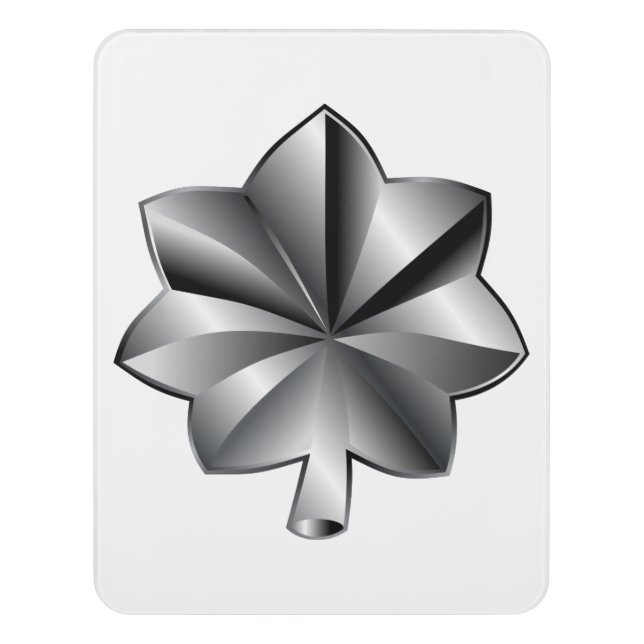 US Military Rank - Lieutenant Colonel Door Sign (Contemporary Vert)