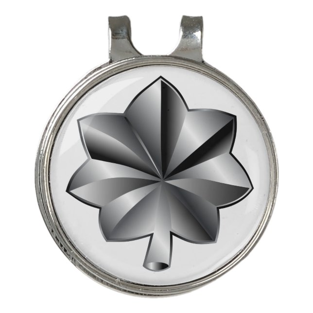 US Military Rank - Lieutenant Colonel Golf Hat Clip (Front)