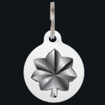 US Military Rank - Lieutenant Colonel Pet ID Tag<br><div class="desc">US Military Rank - Lieutenant Colonel military rank.</div>