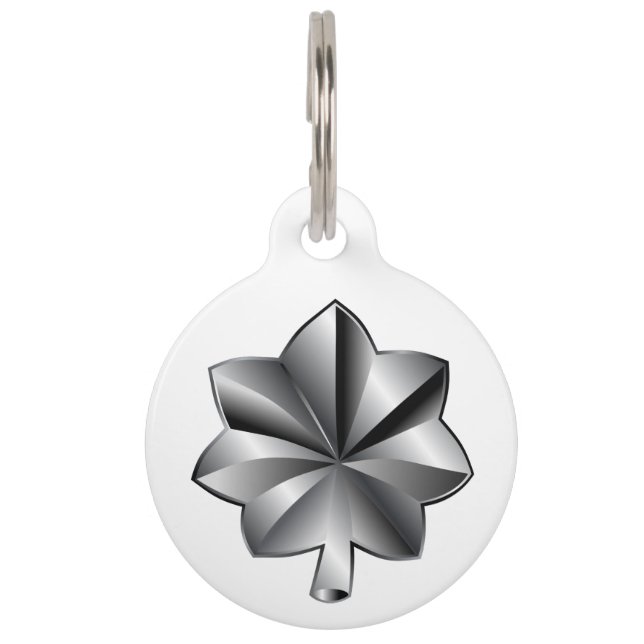 US Military Rank - Lieutenant Colonel Pet ID Tag (Front)
