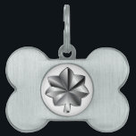 US Military Rank - Lieutenant Colonel Pet ID Tag<br><div class="desc">US Military Rank - Lieutenant Colonel military rank.</div>