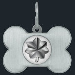 US Military Rank - Lieutenant Colonel Pet ID Tag<br><div class="desc">US Military Rank - Lieutenant Colonel military rank.</div>