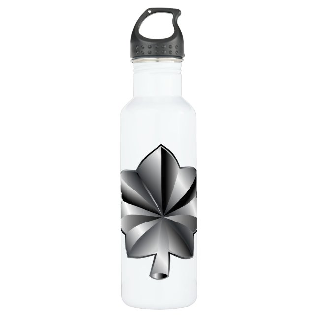 US Military Rank - Lieutenant Colonel Stainless Steel Water Bottle (Front)