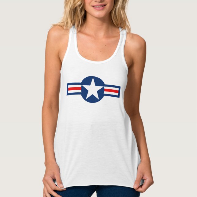 US Military Roundel Tank Top (Front)