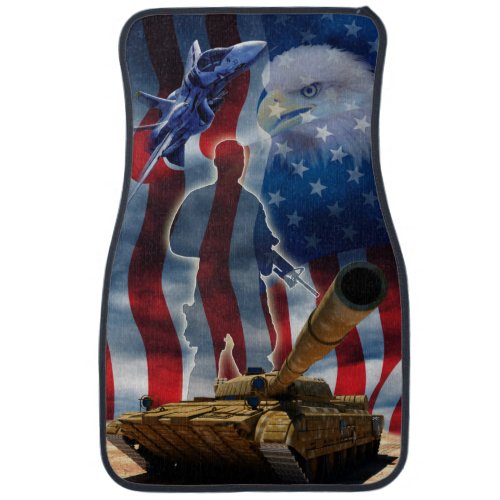 US Military soldier Car Floor Mat