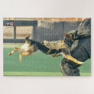 US MILITARY WORKING DOG (20x30 inch) Jigsaw Puzzle