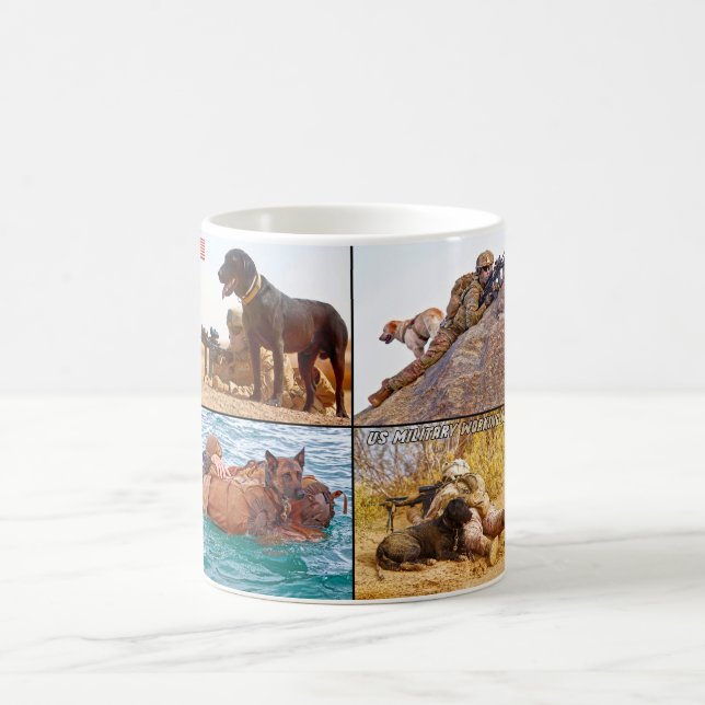 US MILITARY WORKING DOG COFFEE MUG (Center)