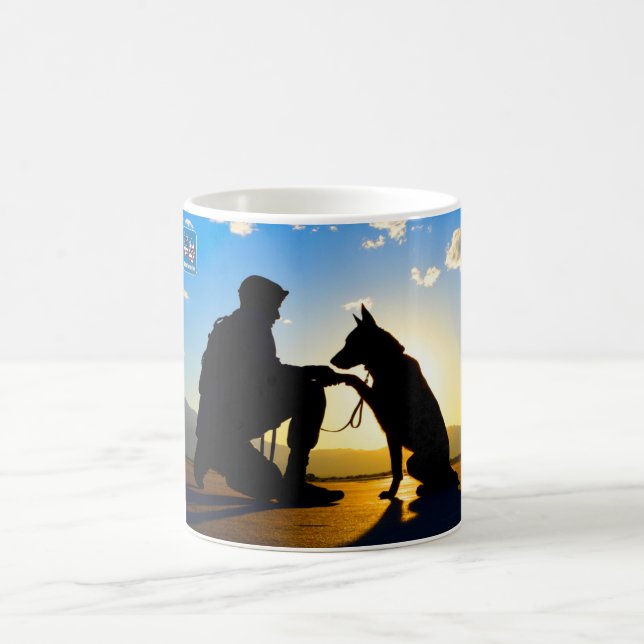 US MILITARY WORKING DOG COFFEE MUG (Center)