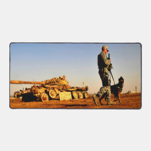 US MILITARY WORKING DOG DESK MAT