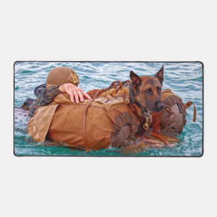 US MILITARY WORKING DOG DESK MAT